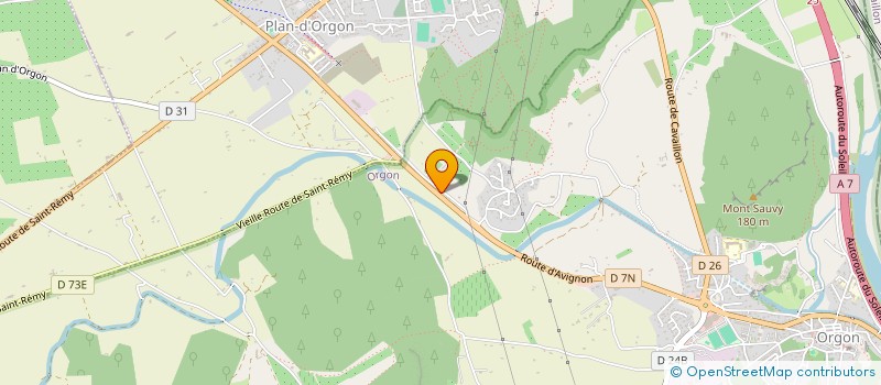 localisation de l'entreprise MADAME CYRIELLE NOBLET  ORGON