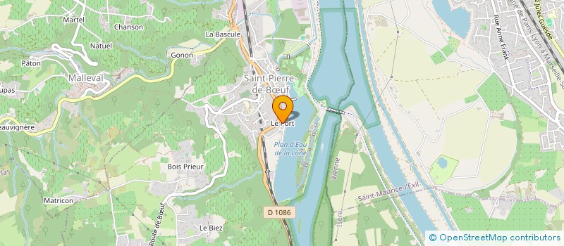 localisation de l'entreprise MADAME CYRIELLE OTTOGALLI  SAINT-PIERRE-DE-BUF