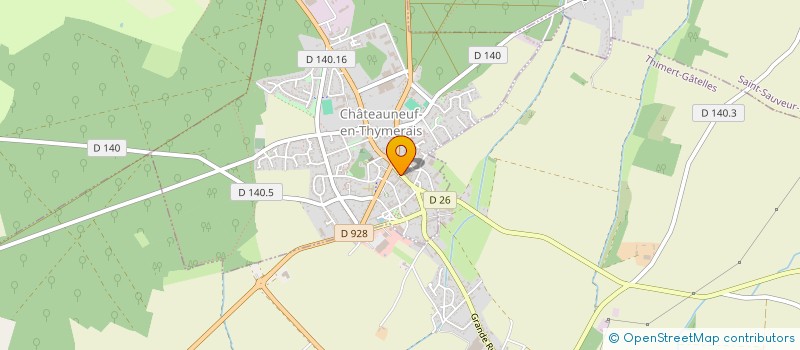 localisation de l'entreprise MADAME CYRIELLE PERRAULT à CHATEAUNEUF-EN-THYMERAIS