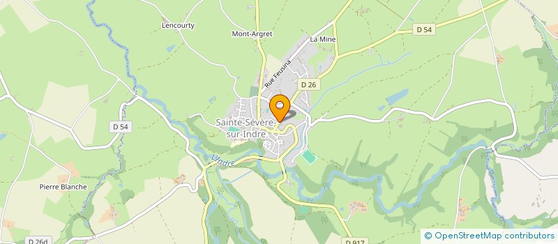 localisation de l'entreprise MADAME CYRIELLE PERROT à SAINTE-SEVERE-SUR-INDRE
