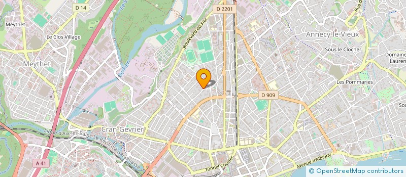 localisation de l'entreprise MADAME CYRIELLE PLOMET à ANNECY