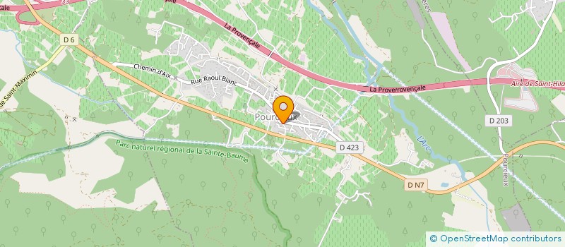 localisation de l'entreprise MADAME CYRIELLE POLIOL  POURCIEUX