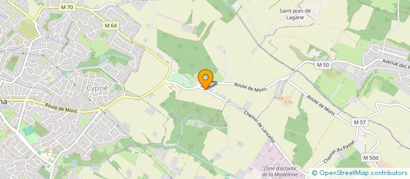 localisation de l'entreprise MADAME CYRIELLE POURCHAUX  PIN-BALMA