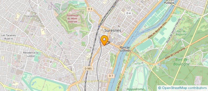 localisation de l'entreprise MADAME CYRIELLE QUENUM à SURESNES