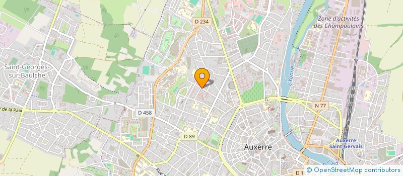 localisation de l'entreprise MADAME CYRIELLE RICHARD à AUXERRE