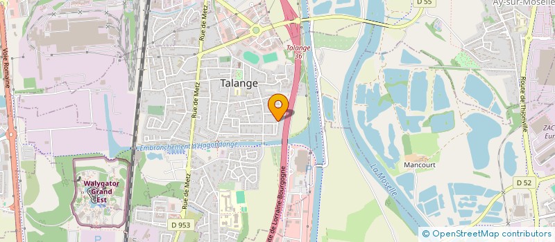 localisation de l'entreprise MADAME CYRIELLE RIDACKER  TALANGE