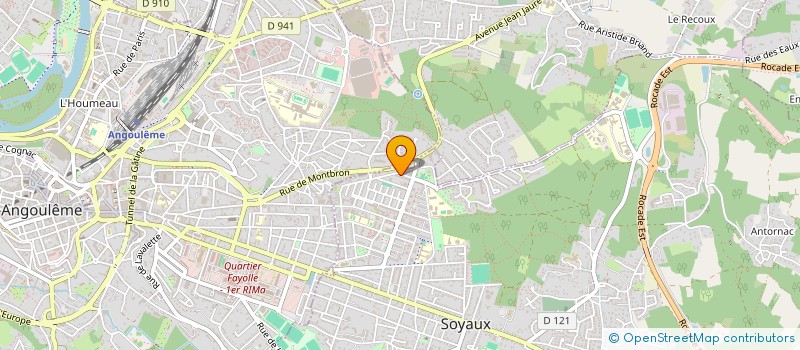 localisation de l'entreprise MADAME CYRIELLE ROULEAUD à SOYAUX