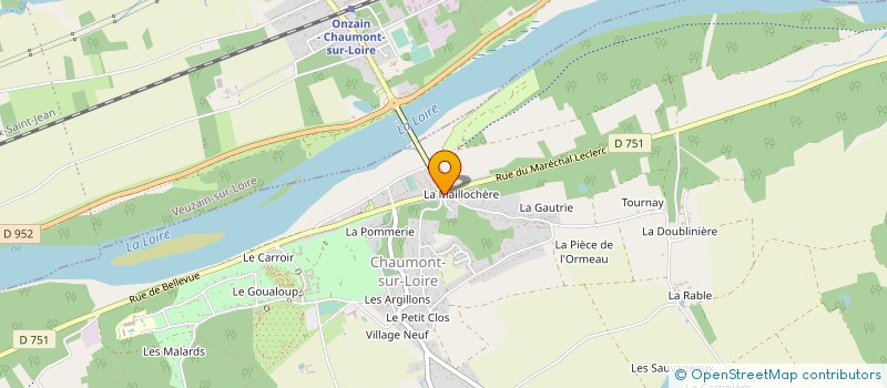 localisation de l'entreprise MADAME CYRIELLE ROUSSEAUX  AMBOISE