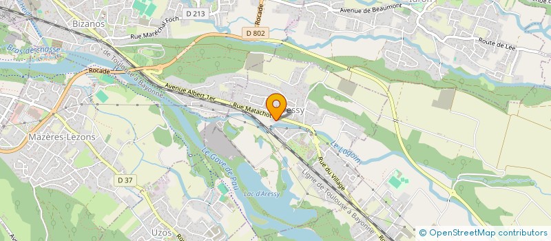 localisation de l'entreprise MADAME CYRIELLE ROUSSILLE  ARESSY