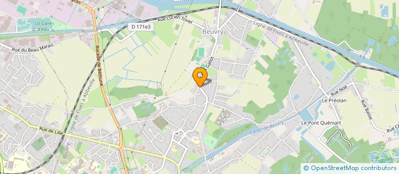 localisation de l'entreprise MADAME CYRIELLE SAMIER  BEUVRY