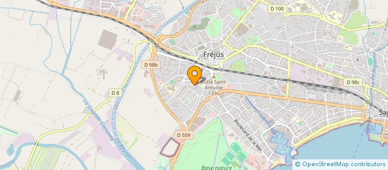 localisation de l'entreprise MADAME CYRIELLE SCHERDEL à FREJUS