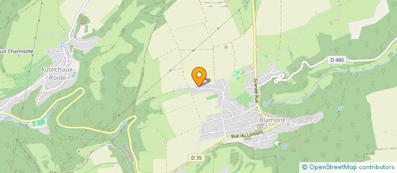 localisation de l'entreprise MADAME CYRIELLE SCHUTZ  BLAMONT