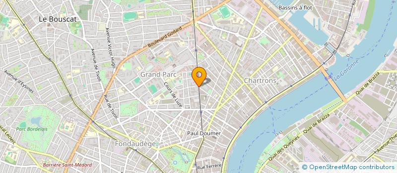 localisation de l'entreprise MADAME CYRIELLE TCHAMBA MBEUNDA à BORDEAUX