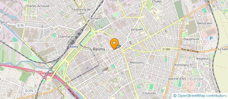 localisation de l'entreprise MADAME CYRIELLE THIVET  REIMS