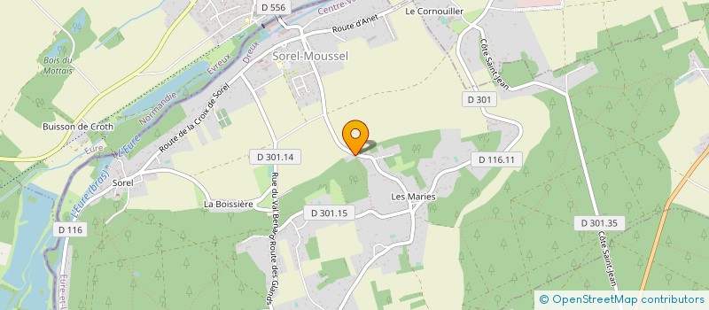 localisation de l'entreprise MADAME CYRIELLE TORPE à SOREL-MOUSSEL