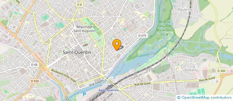 localisation de l'entreprise MADAME CYRIELLE TURLURE à SAINT-QUENTIN