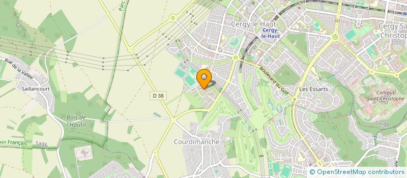 localisation de l'entreprise MADAME CYRIELLE VIARDOT  COURDIMANCHE