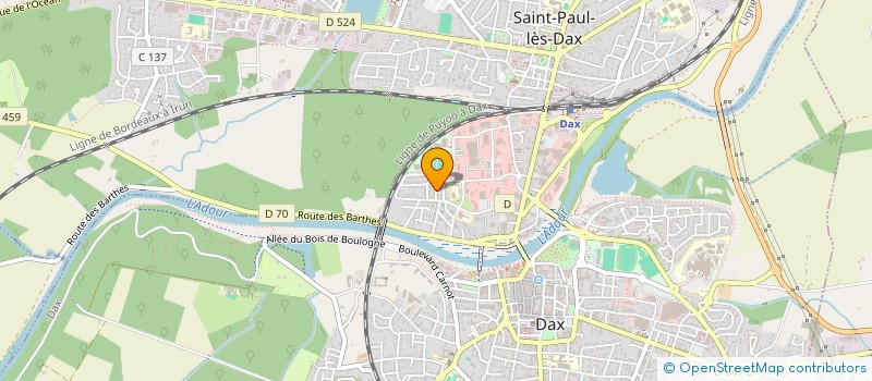 localisation de l'entreprise MADAME CYRIELLE ZOCCOLA à DAX