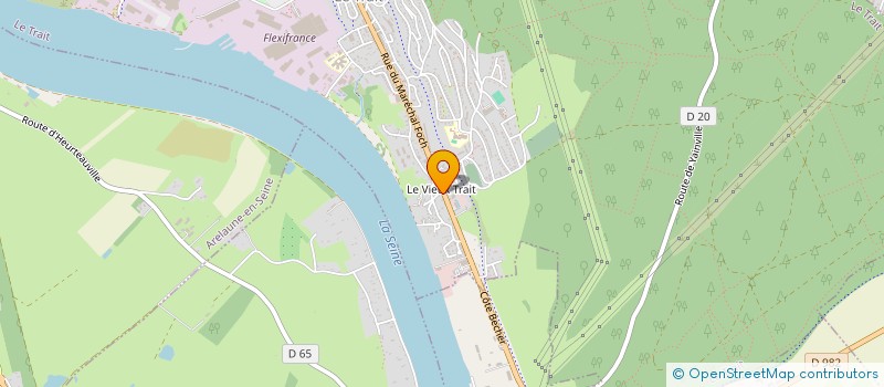 localisation de l'entreprise MADAME CYRIENNE ANEST  LE TRAIT