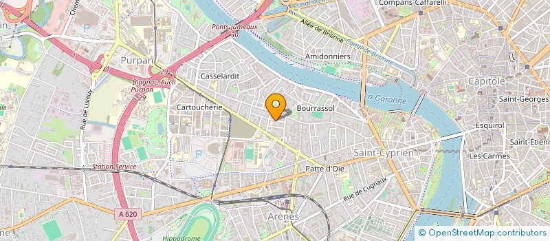 localisation de l'entreprise MADAME CYRIL QUESNOT à TOULOUSE