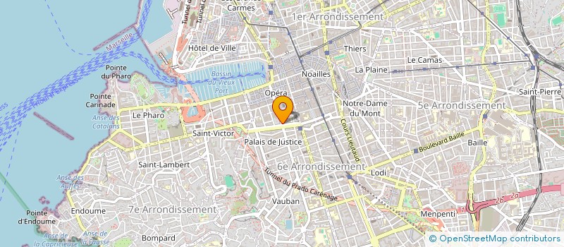 localisation de l'entreprise MADAME CYRILLE BARAN  MARSEILLE