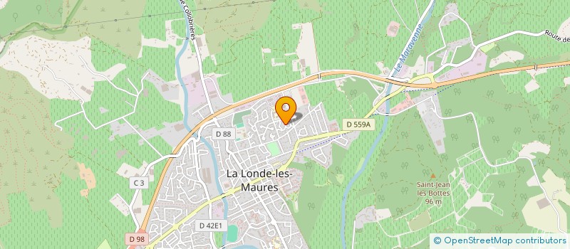 localisation de l'entreprise MADAME CYRILLE BAUDRON à LA LONDE-LES-MAURES