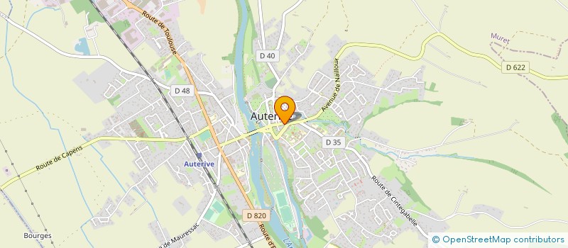 localisation de l'entreprise MADAME CYRILLE BOUSQUET  AUTERIVE