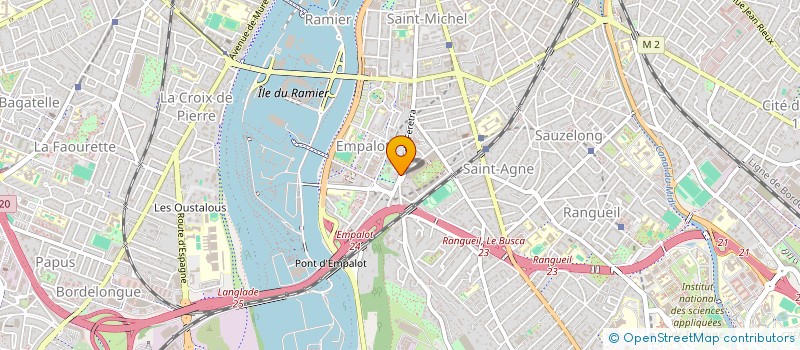 localisation de l'entreprise MADAME CYRILLE BRANDET à TOULOUSE