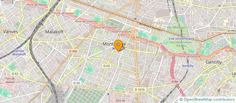 localisation de l'entreprise MADAME CYRILLE CASTILLO à MONTROUGE