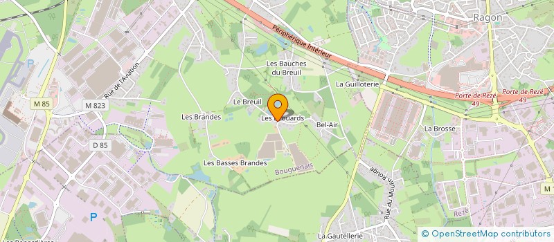 localisation de l'entreprise MADAME CYRILLE DEFAYE à BOUGUENAIS