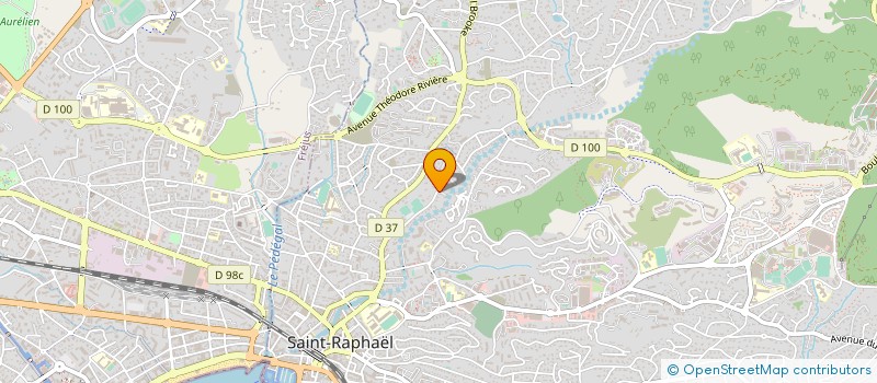 localisation de l'entreprise MADAME CYRILLE DUFFRENE à SAINT-RAPHAEL