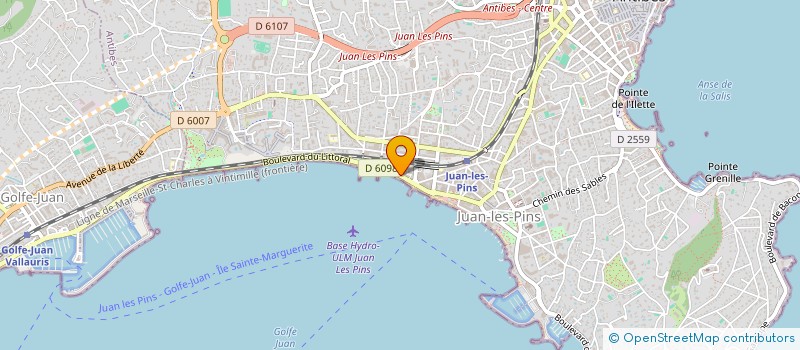 localisation de l'entreprise MADAME CYRILLE GIVORD  ANTIBES