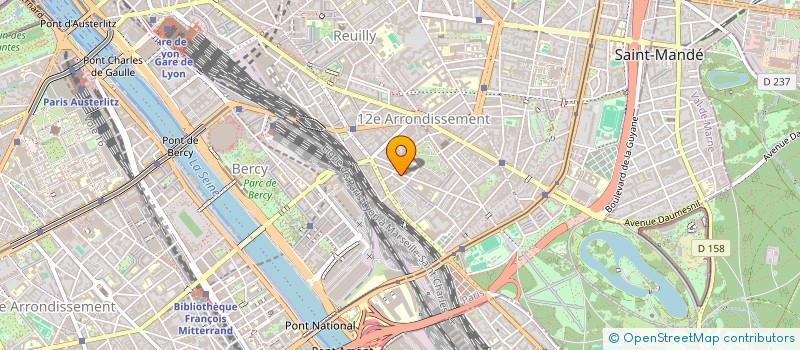 localisation de l'entreprise MADAME CYRILLE JACQUET  PARIS