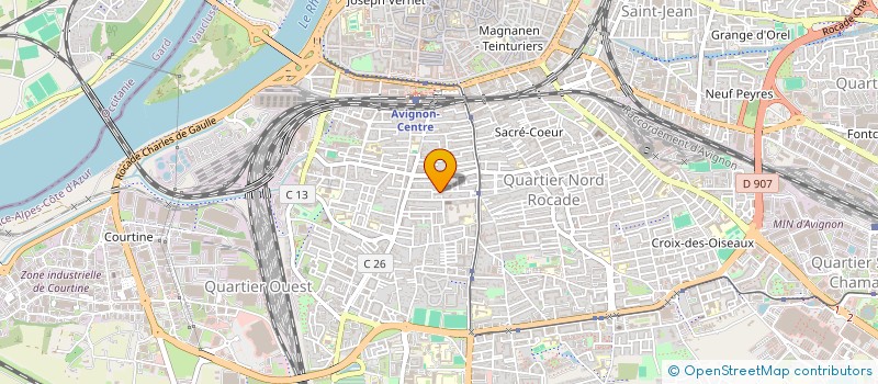 localisation de l'entreprise MADAME CYRILLE LE GARS  AVIGNON