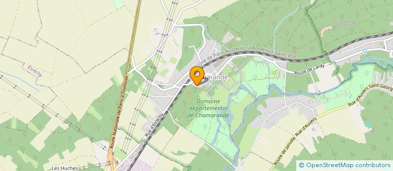 localisation de l'entreprise MADAME CYRILLE MARYAM  CHAMARANDE