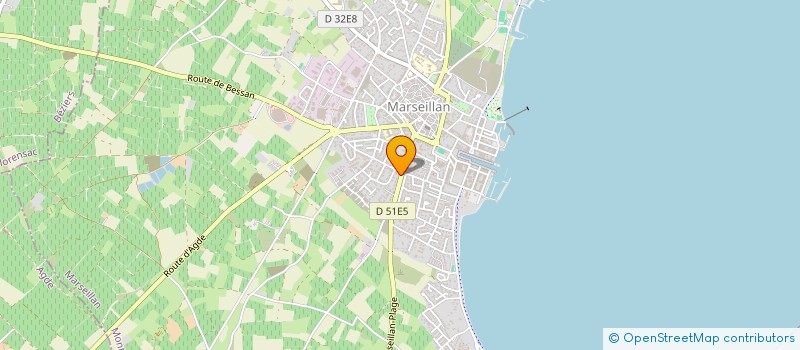 localisation de l'entreprise MADAME CYRILLE MEASSON à MARSEILLAN