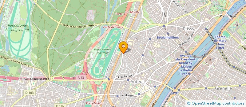 localisation de l'entreprise MADAME CYRINE ALLANI  PARIS