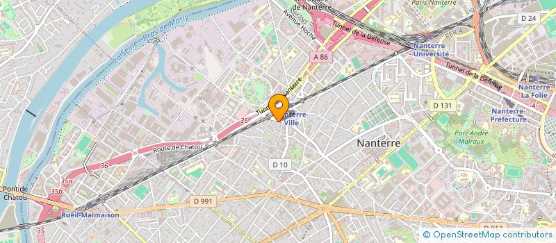 localisation de l'entreprise MADAME CYRINE KHAMMARI  NANTERRE