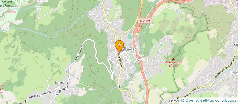 localisation de l'entreprise MADAME CYRINE MZABI à CEYRAT