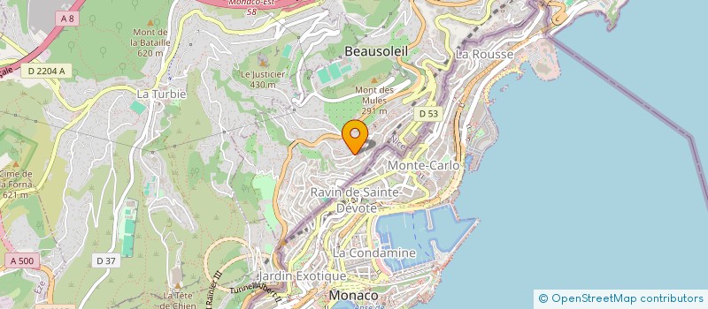 localisation de l'entreprise MADAME CYRINE YARMANI  BEAUSOLEIL