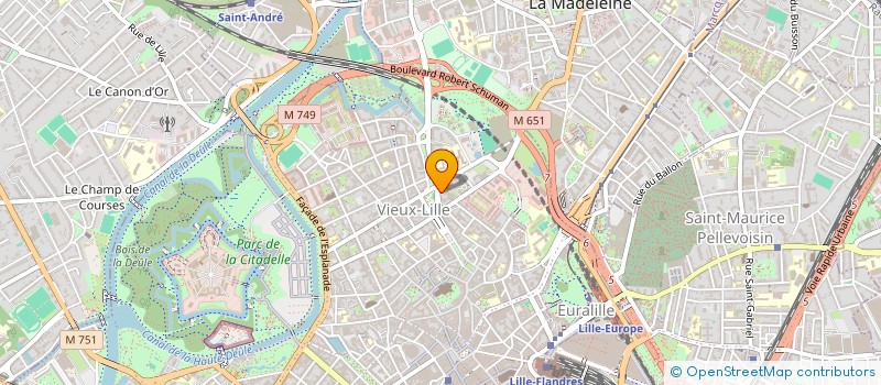 localisation de l'entreprise MADAME CZESLAWA HELLE à LILLE