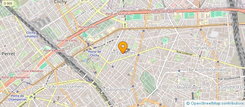 localisation de l'entreprise MADAME D'ANDAINE à PARIS