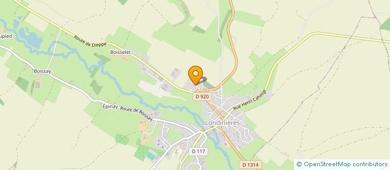 localisation de l'entreprise MADAME D'JOHANA FABBRO  LONDINIERES