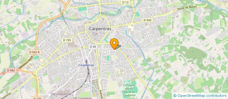 localisation de l'entreprise MADAME D LEGRAND  CARPENTRAS