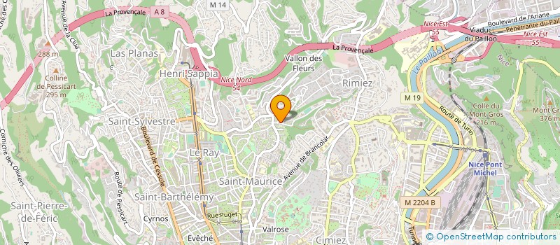 localisation de l'entreprise MADAME D MAILLIOUX à NICE