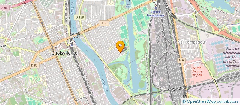 localisation de l'entreprise MADAME D OUMOKRANE  CHOISY LE ROI