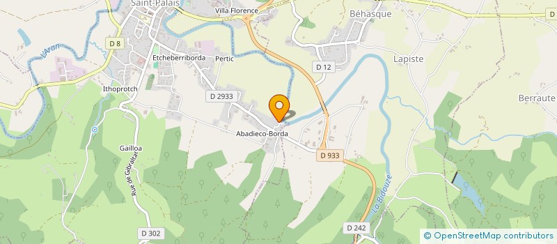 localisation de l'entreprise MADAME D OXARANGO  AMENDEUIX-ONEIX