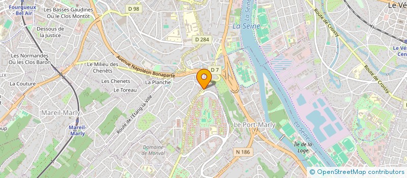 localisation de l'entreprise MADAME D R  PECQ (LE)