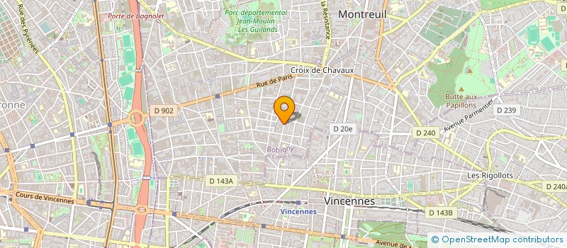 localisation de l'entreprise MADAME D SOUPOURAYAPOULLE  MONTREUIL