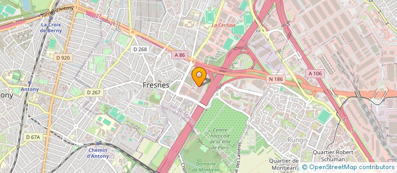 localisation de l'entreprise MADAME D THIERMAN à FRESNES